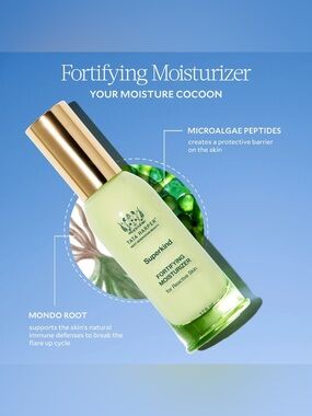 Tata Harper Superkind Fortifying Moisturizer ;Barrier Repair wPeptides &H.A.10ml